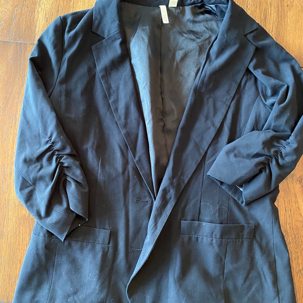 Black open front blazer Nordstrom’s
